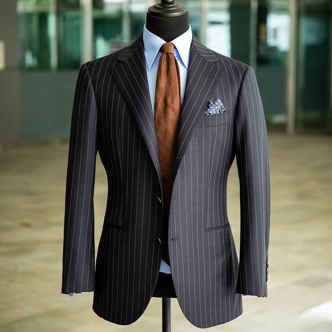 Fully-canvassed made-to-measure (MTM) suit